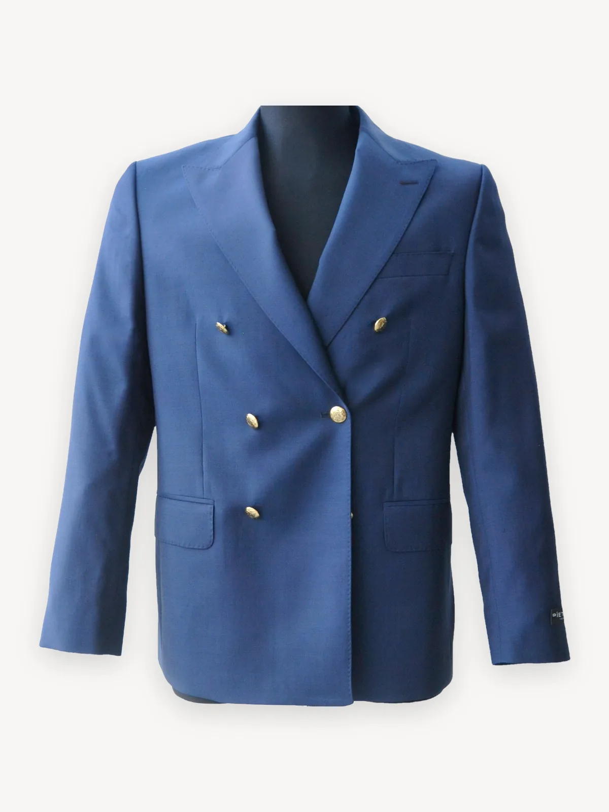 Blazer azul trespassado