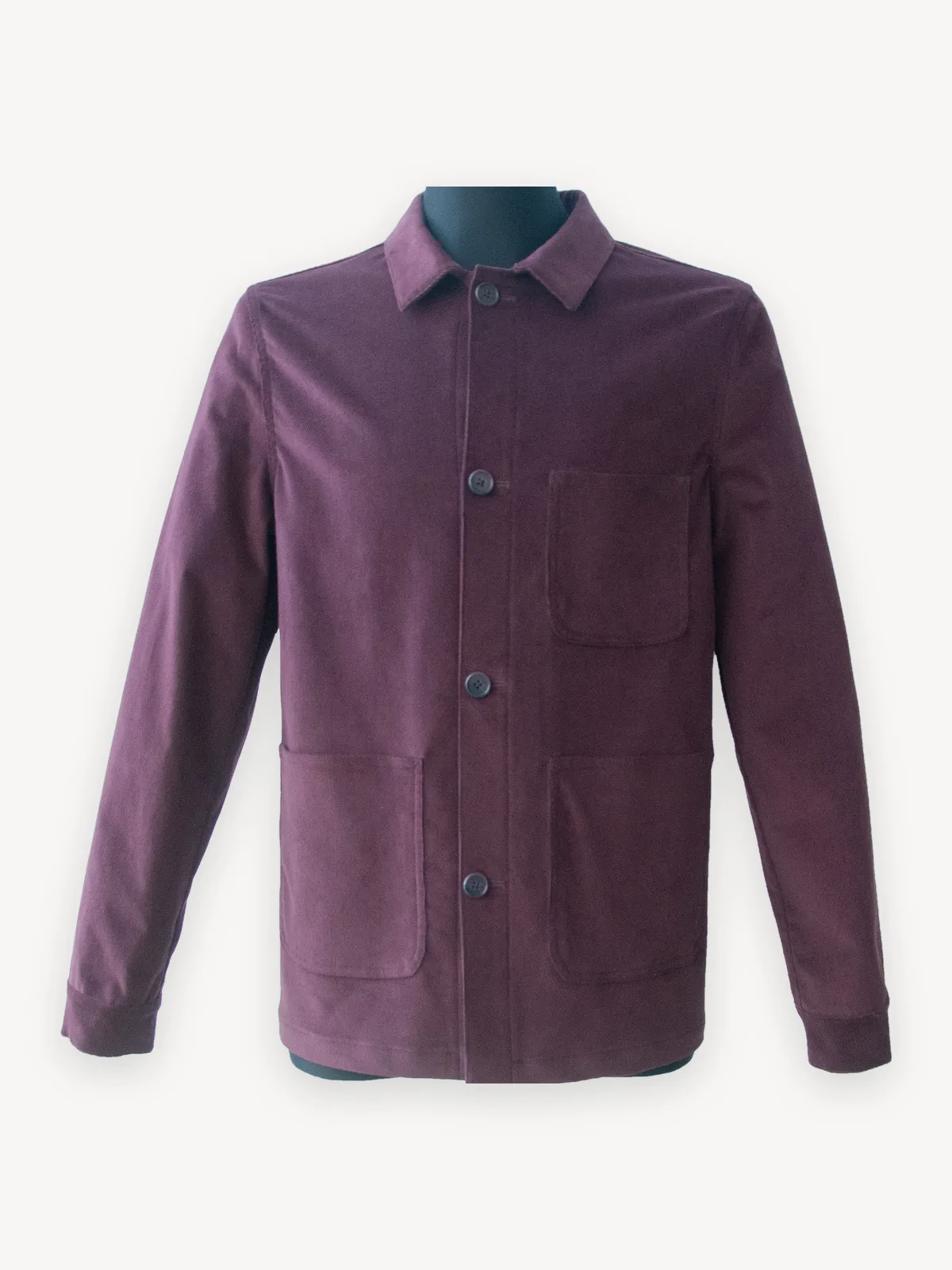 Sobrecamisa bordô